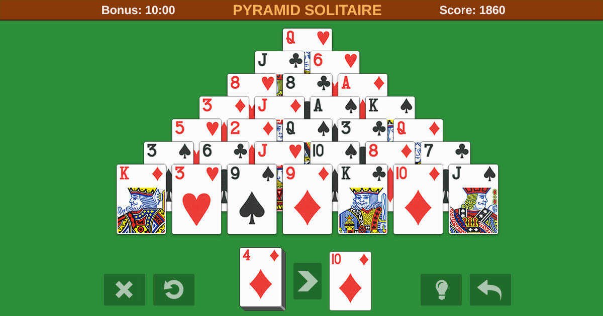 Pyramid Solitaire: Play Free Online at Solitaire 365